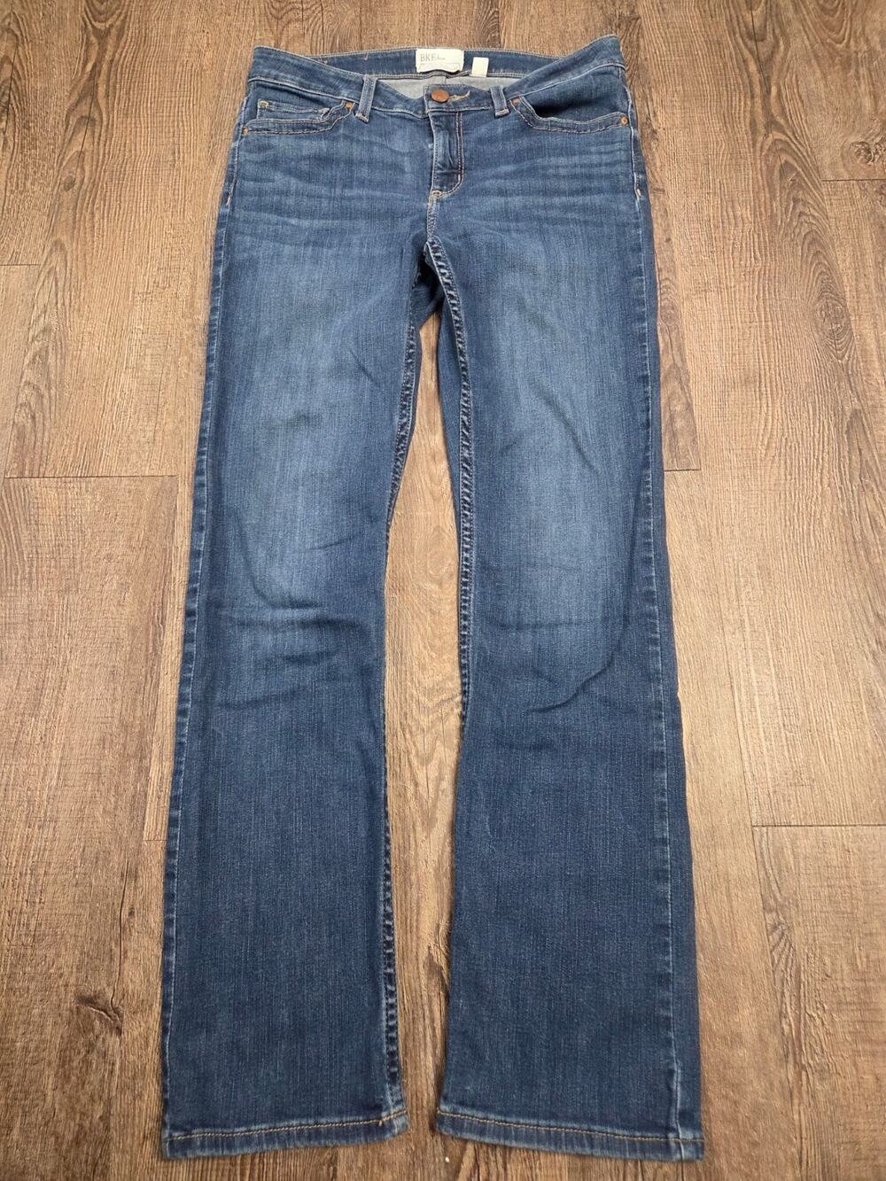 BKE Payton Straight Women's Stretch Dark Wash Denim Jeans 27